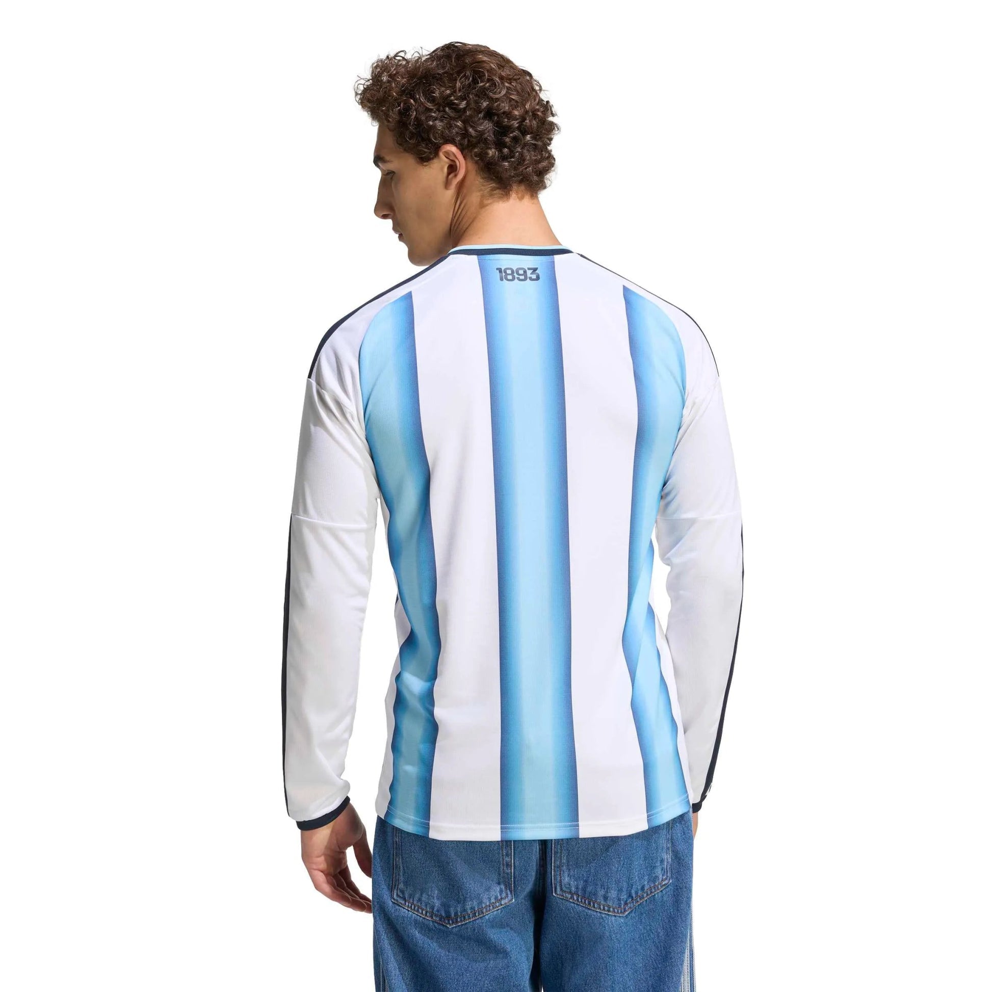 2026 Argentina Men's Stadium Home Long-Sleeve Soccer Jersey  | Sale