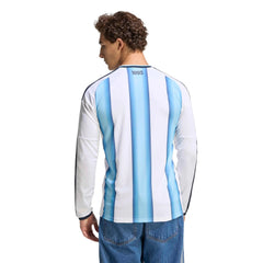 2026 Argentina Men's Stadium Home Long-Sleeve Soccer Jersey  | Sale