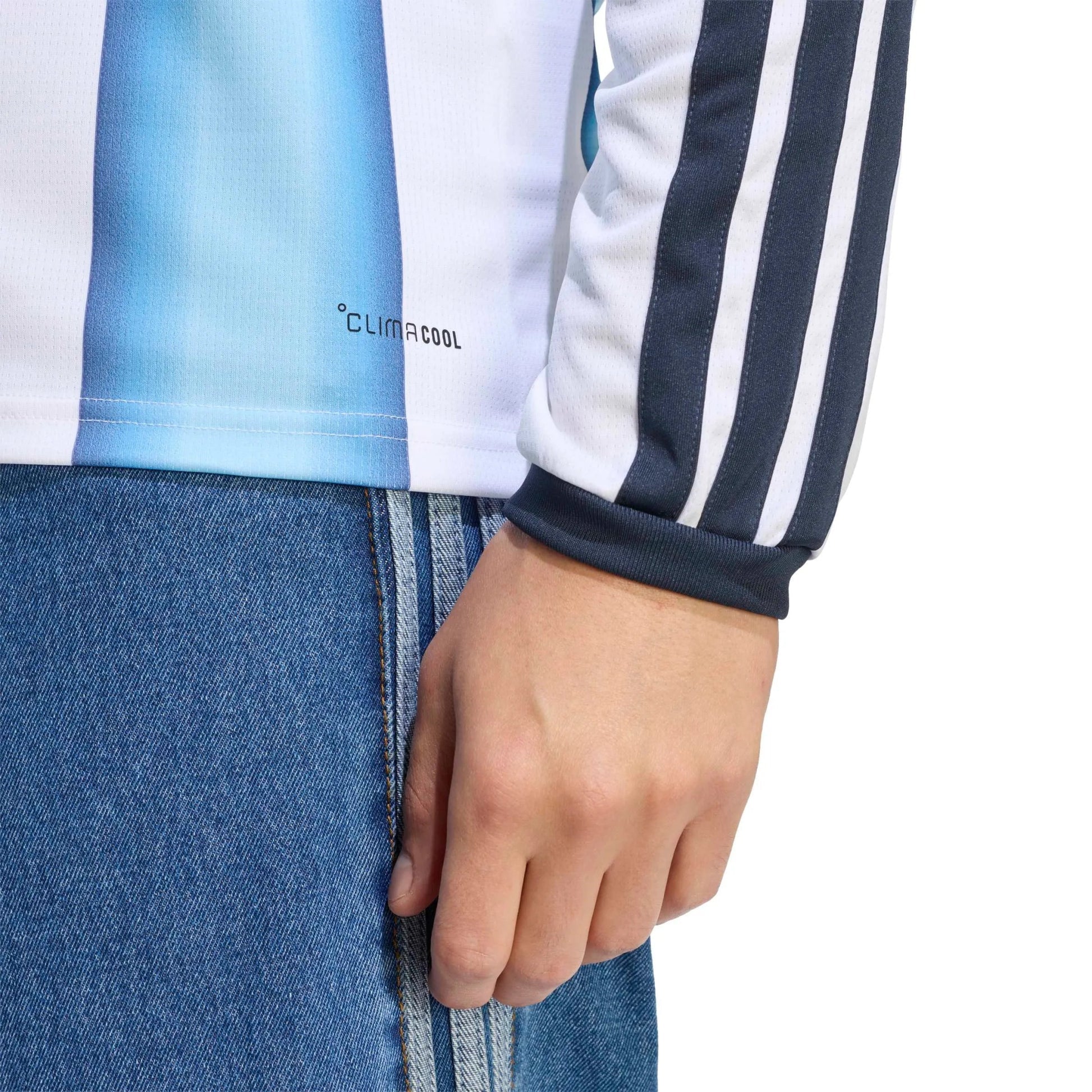 2026 Argentina Men's Stadium Home Long-Sleeve Soccer Jersey  | Sale