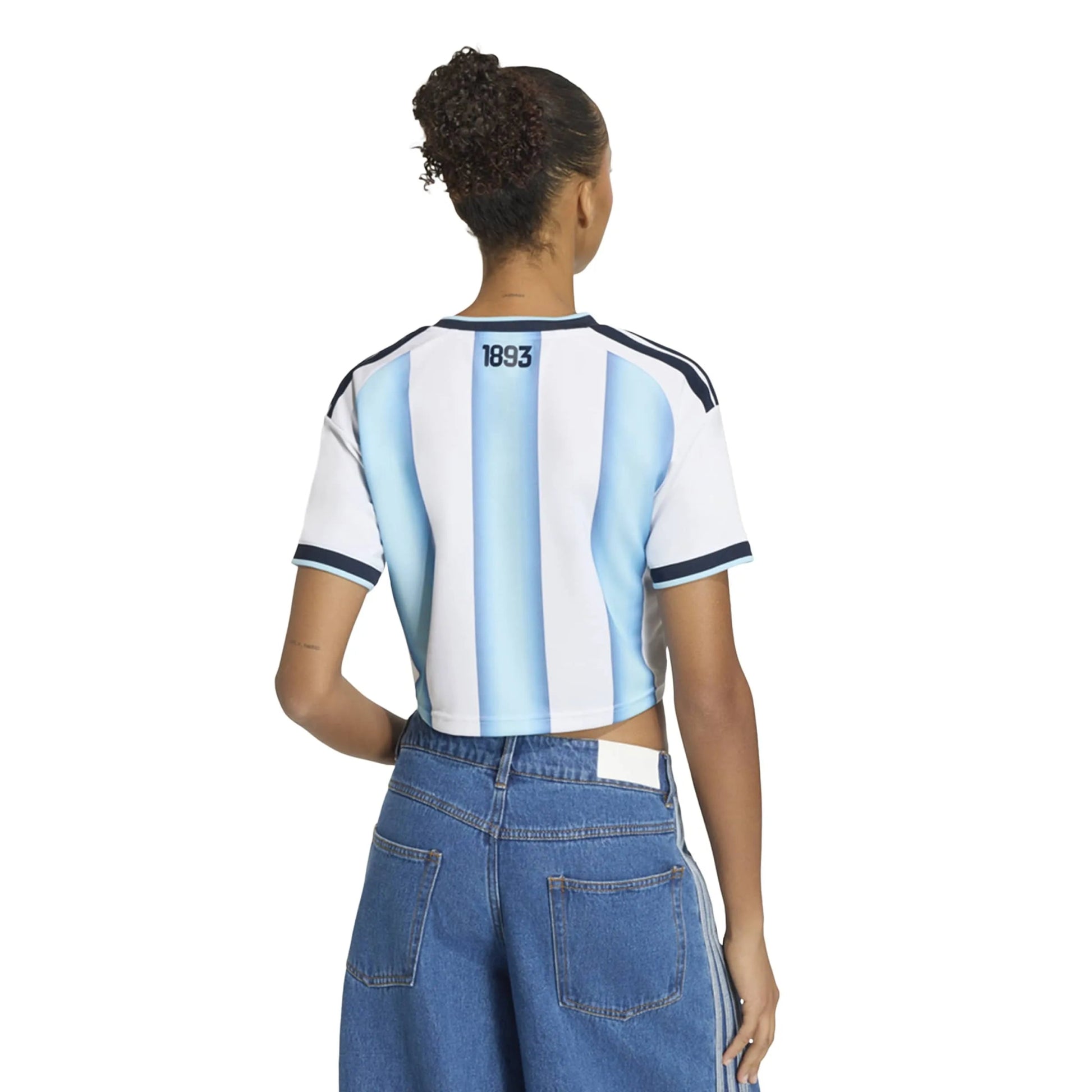 2026 Argentina Women's Stadium Home Cropped Soccer Jersey  | Discount