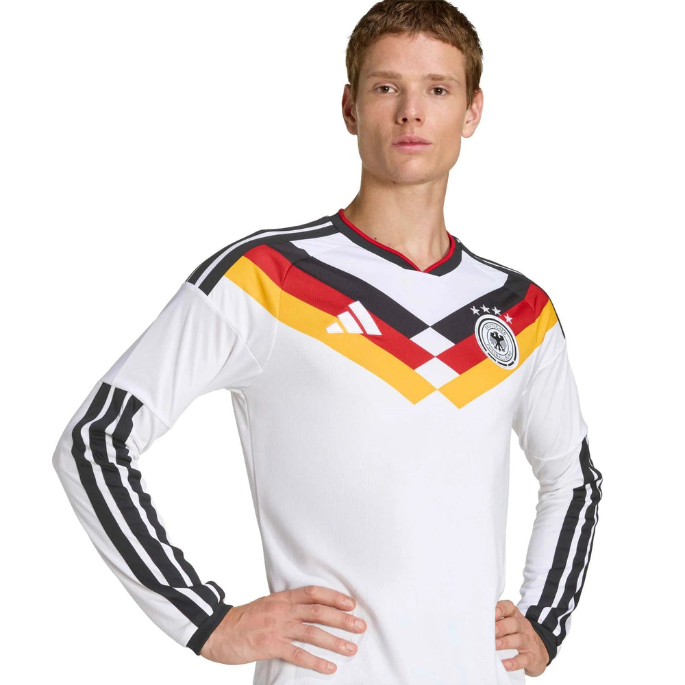 2026 Germany Men's Stadium Home Long-Sleeve Soccer Jersey  | Hot