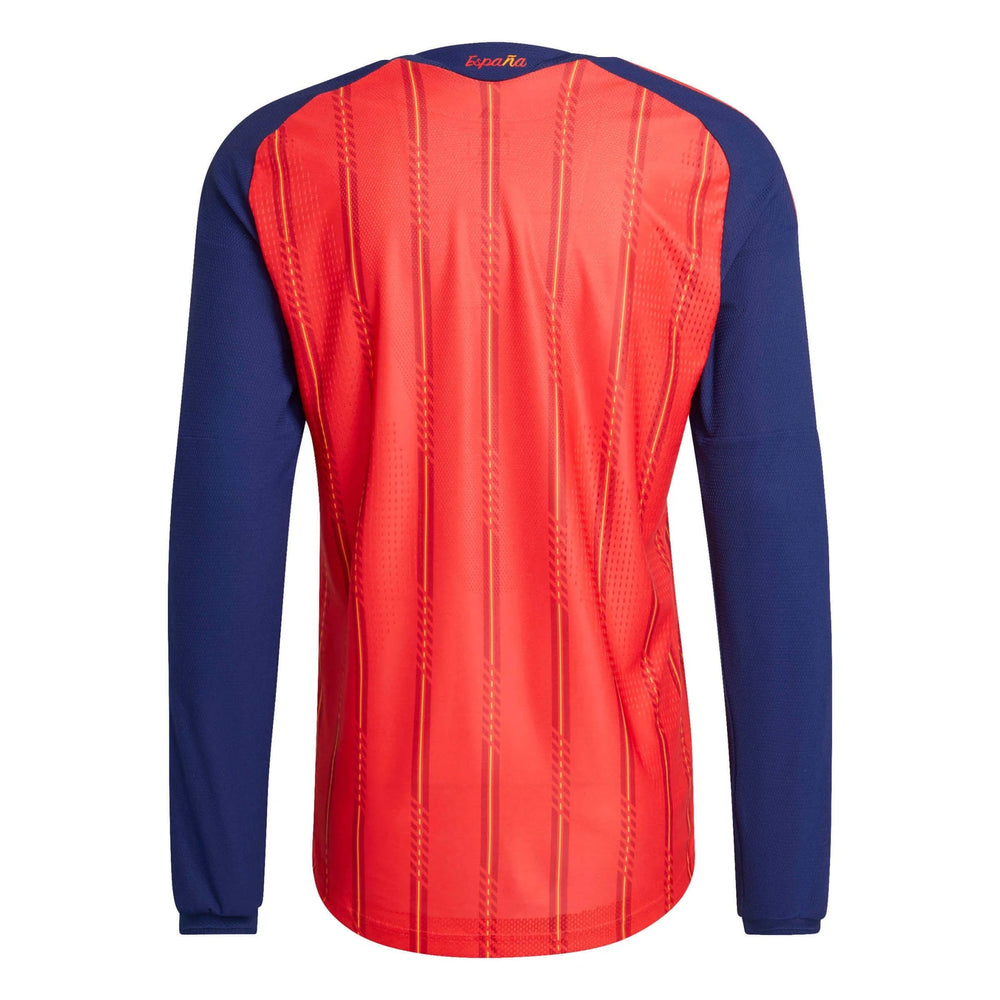 2026 Spain Men's Authentic Home Long-Sleeve Soccer Jersey  | Outlet