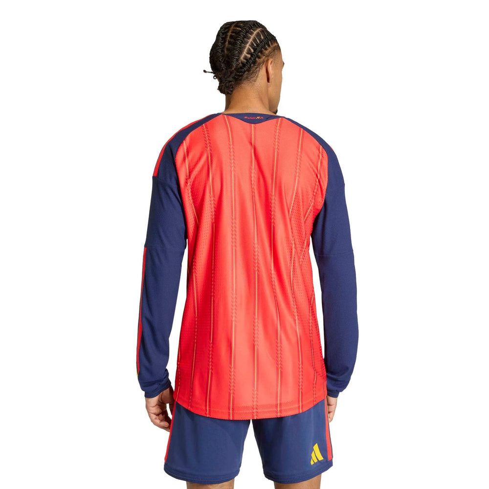 2026 Spain Men's Authentic Home Long-Sleeve Soccer Jersey  | Outlet
