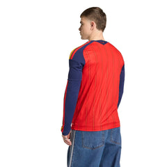 2026 Spain Men's Stadium Home Long-Sleeve Soccer Jersey  | Hot