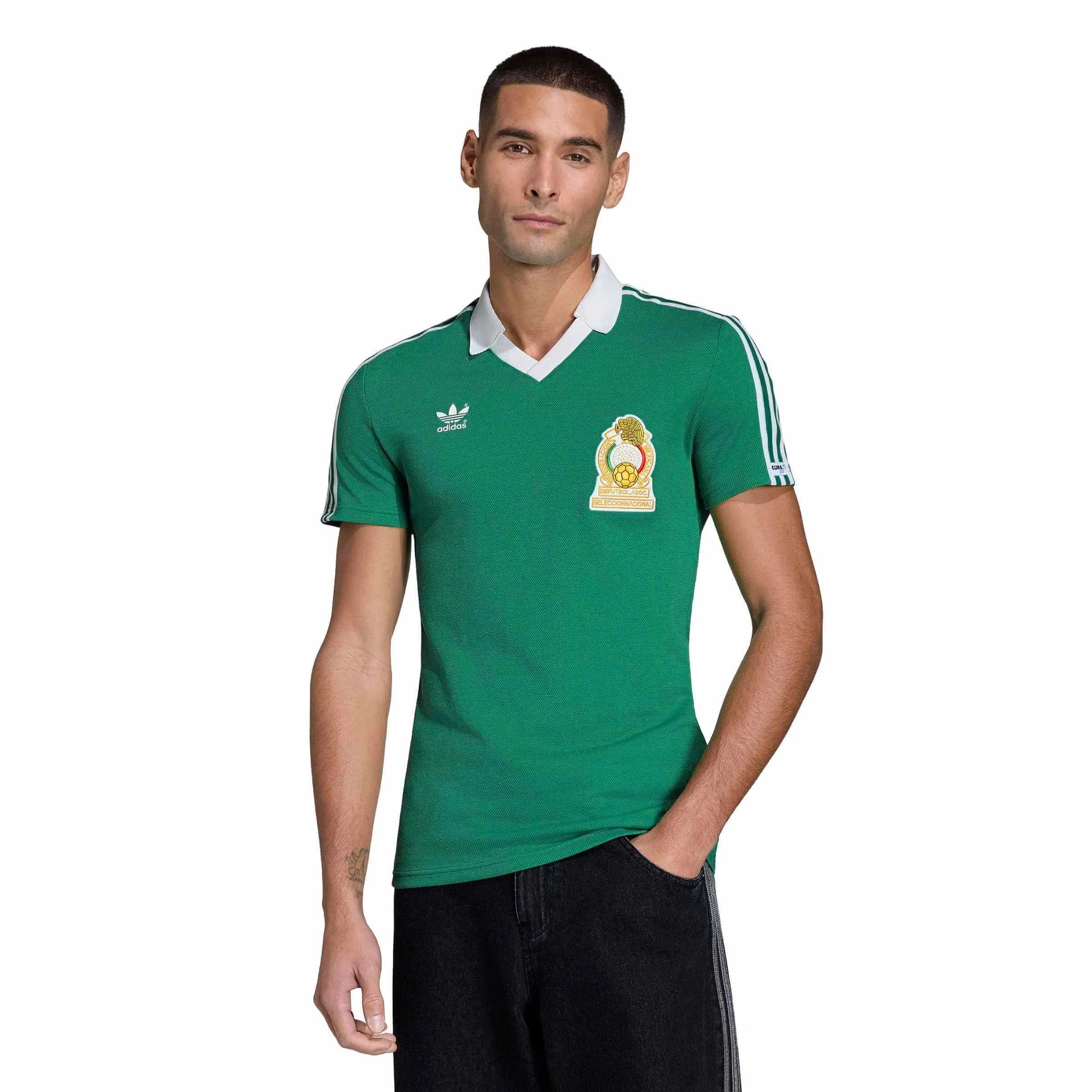 1986 Mexico Men's Retro Stadium Home Soccer Jersey  | On sale
