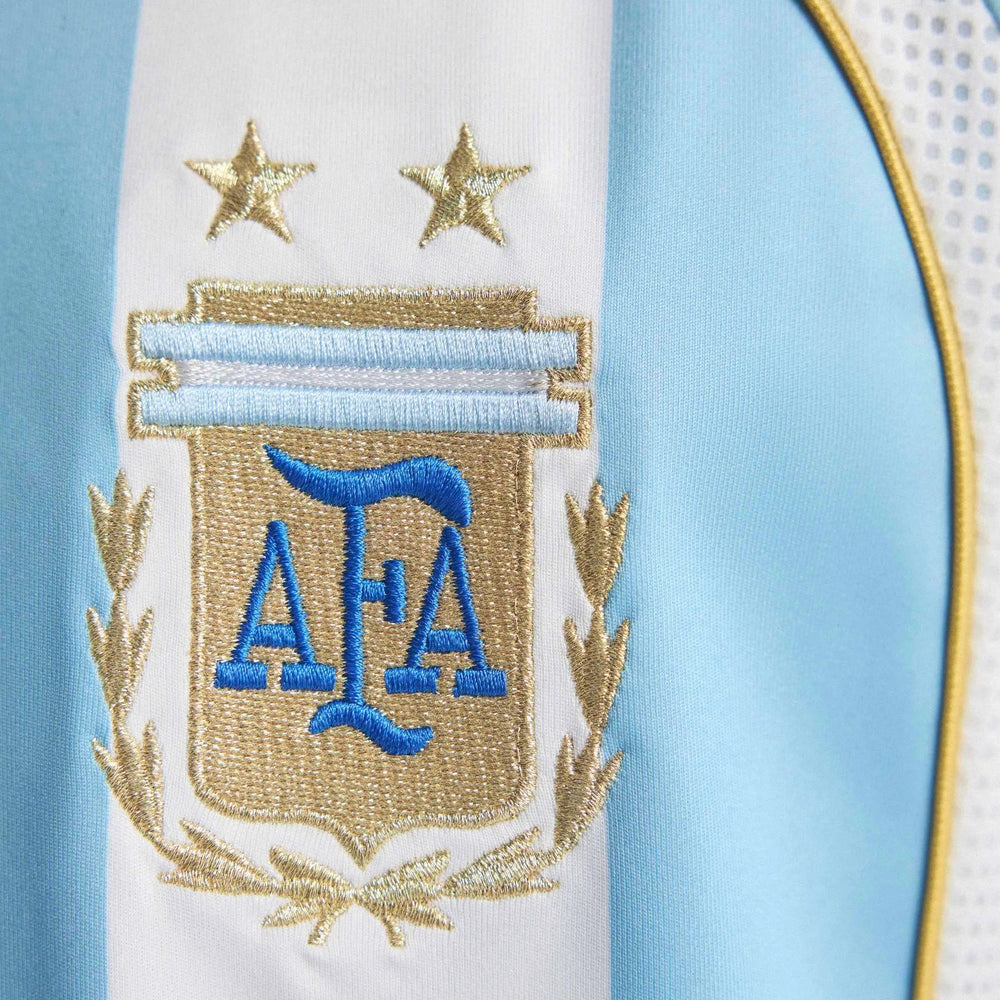 2006 Argentina Men's Retro Stadium Home Messi #19 Soccer Jersey  | Outlet