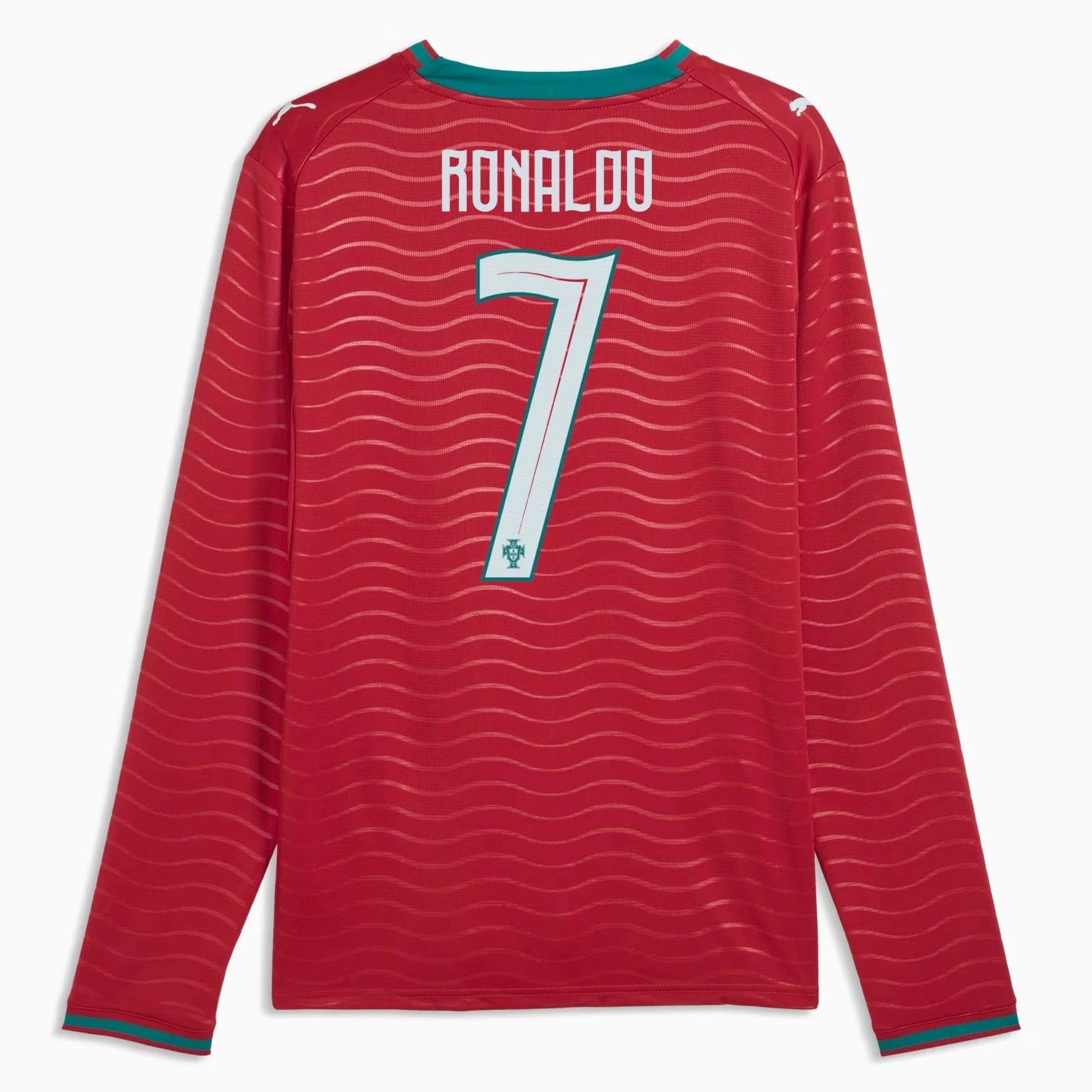 2026 Portugal Men's Stadium Home Ronaldo #7 Long-Sleeve Soccer Je  | Sale