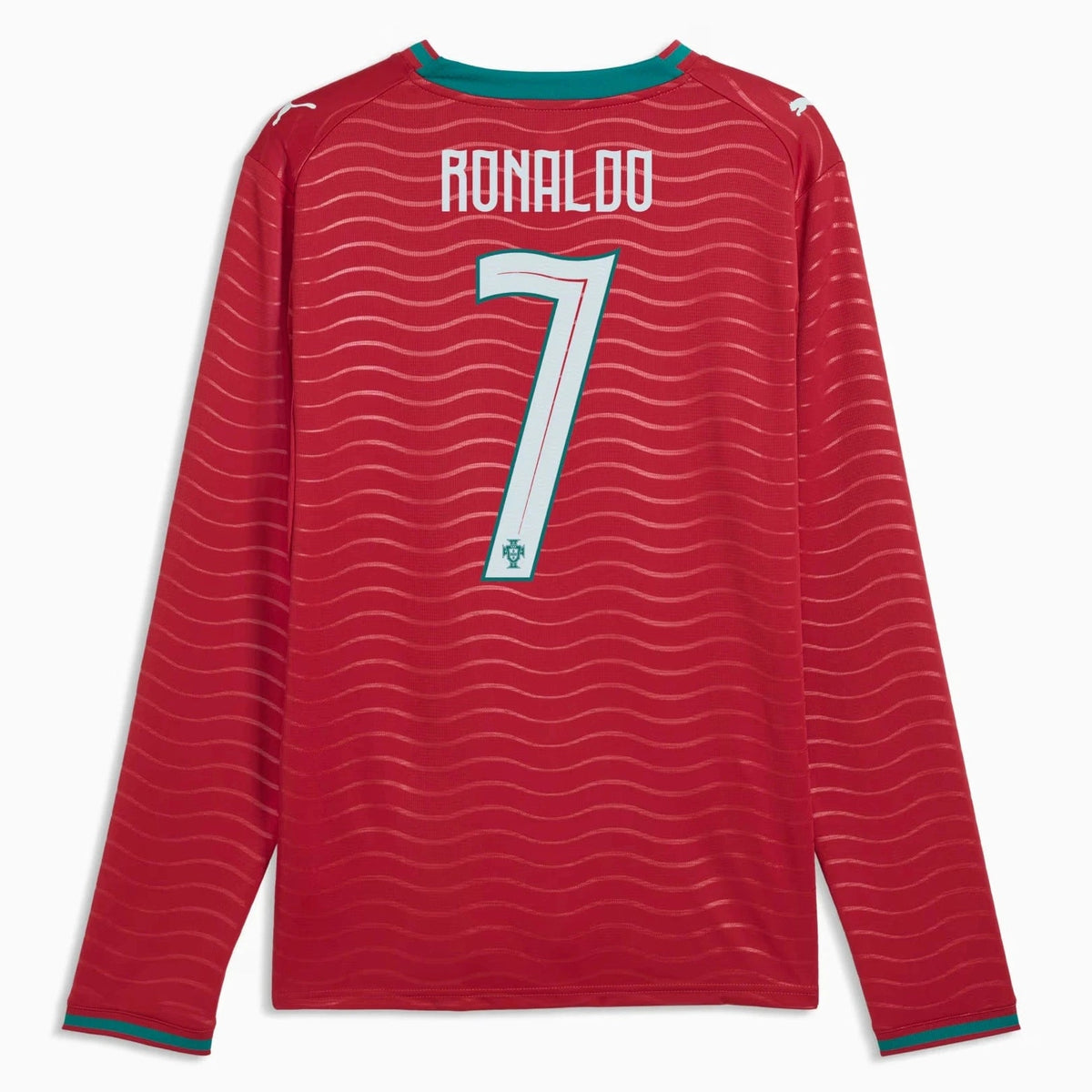 2026 Portugal Men's Stadium Home Ronaldo #7 Long-Sleeve Soccer Je  | Sale