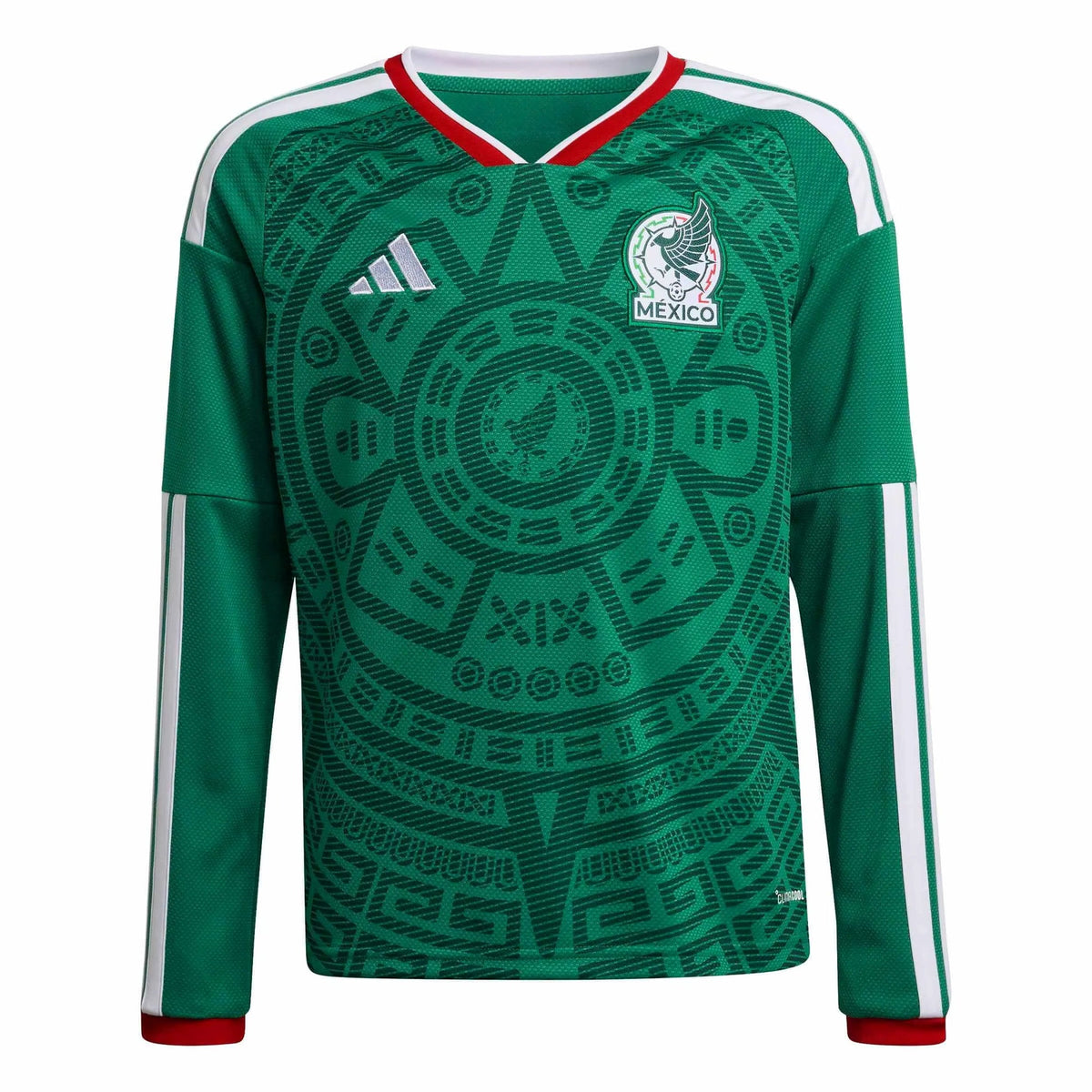 2026 Mexico Youth Stadium Home Long-Sleeve Soccer Jersey  | Sale