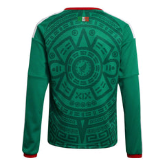 2026 Mexico Youth Stadium Home Long-Sleeve Soccer Jersey  | Sale