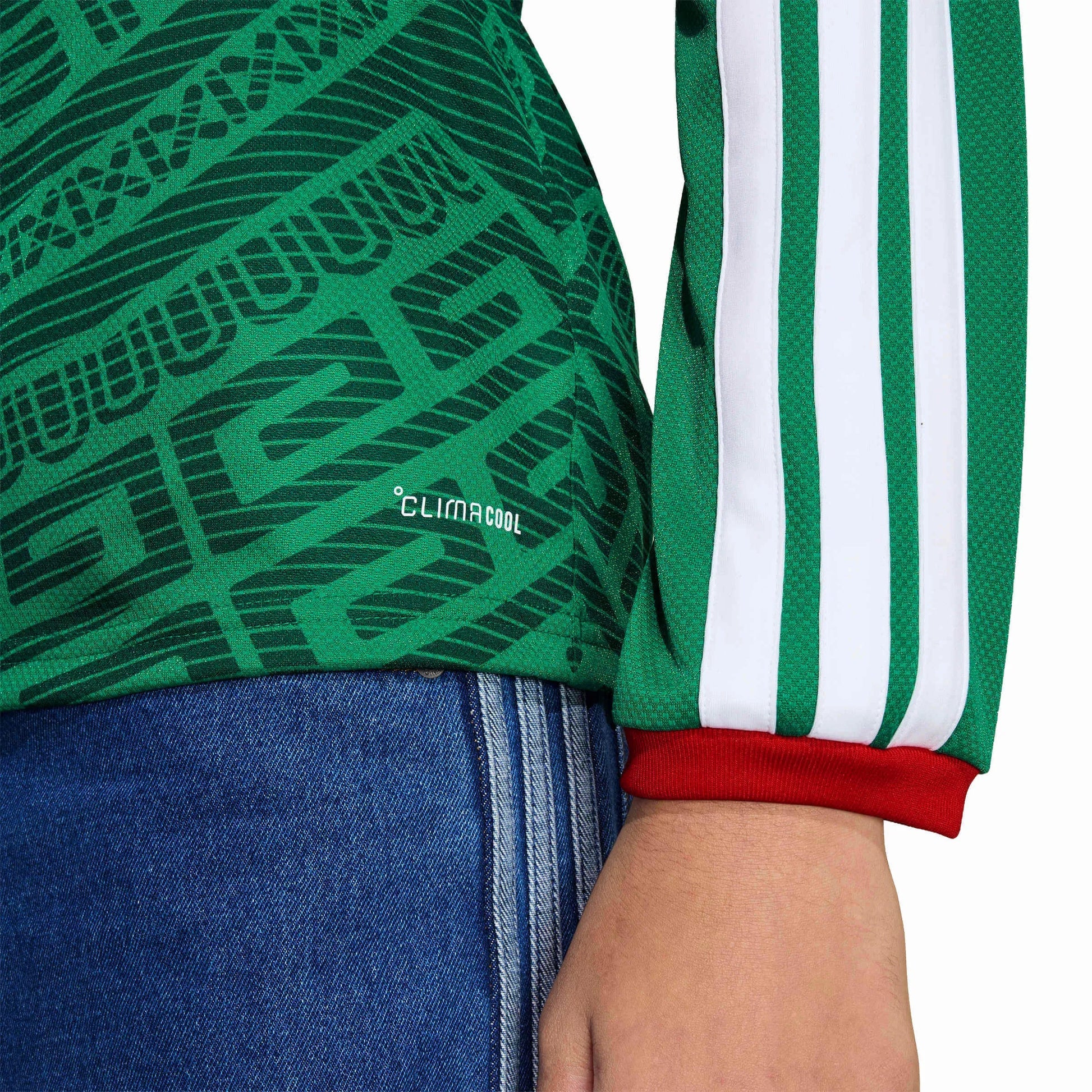 2026 Mexico Youth Stadium Home Long-Sleeve Soccer Jersey  | Sale