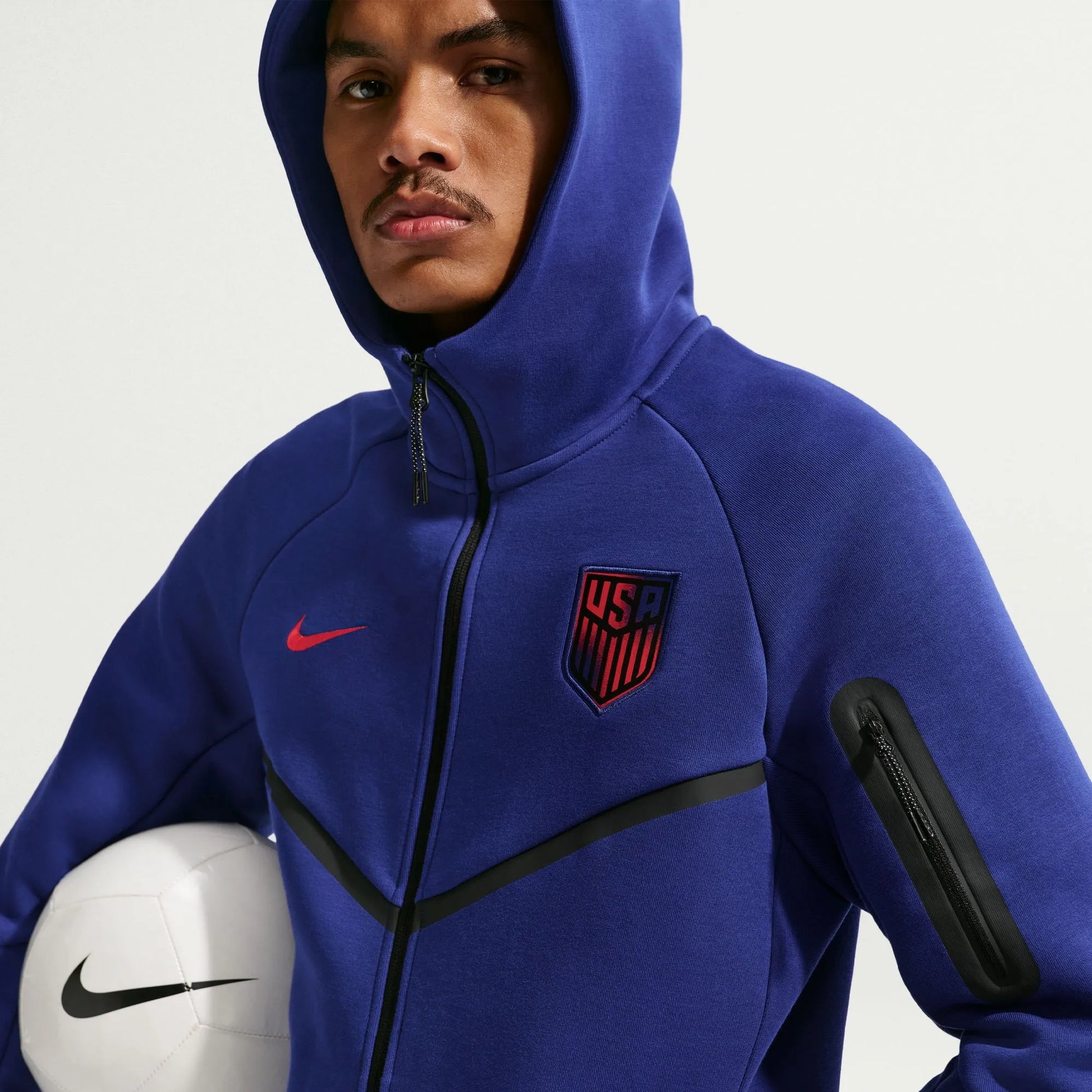 2026-27 USMNT Men's Full-Zip Tech Fleece Hoodie  | Discount