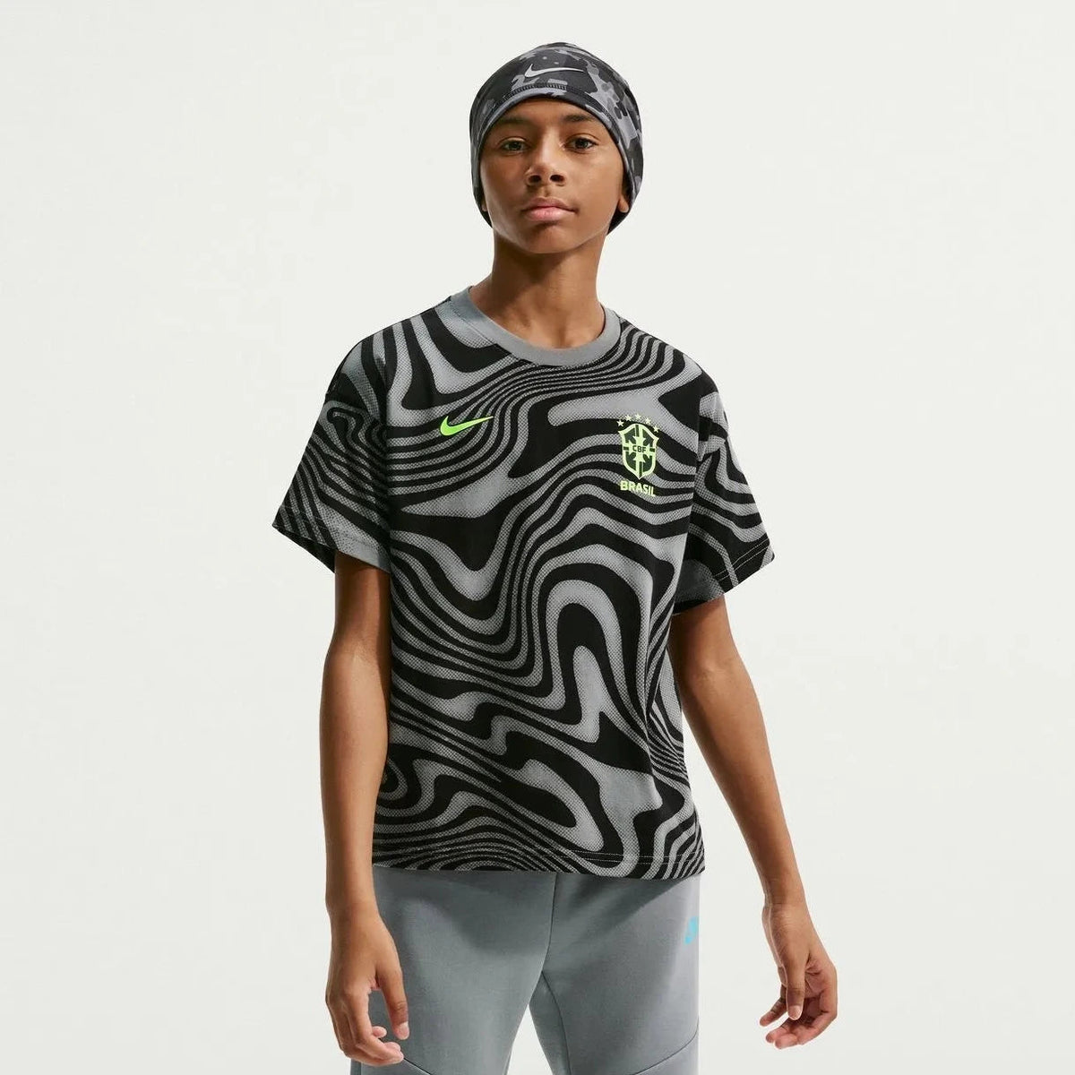 2026-27 Brazil Youth All Over Print Tee  | Outlet
