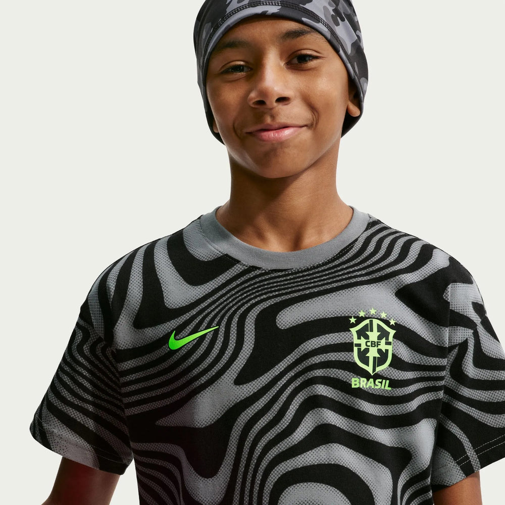 2026-27 Brazil Youth All Over Print Tee  | Outlet