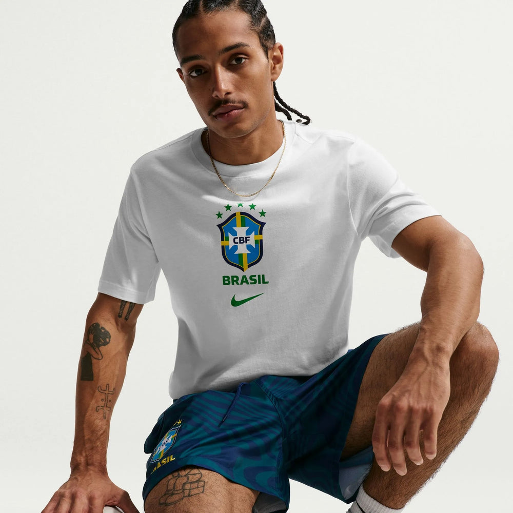 2026-27 Brazil Men's Crest Tee  | Discount