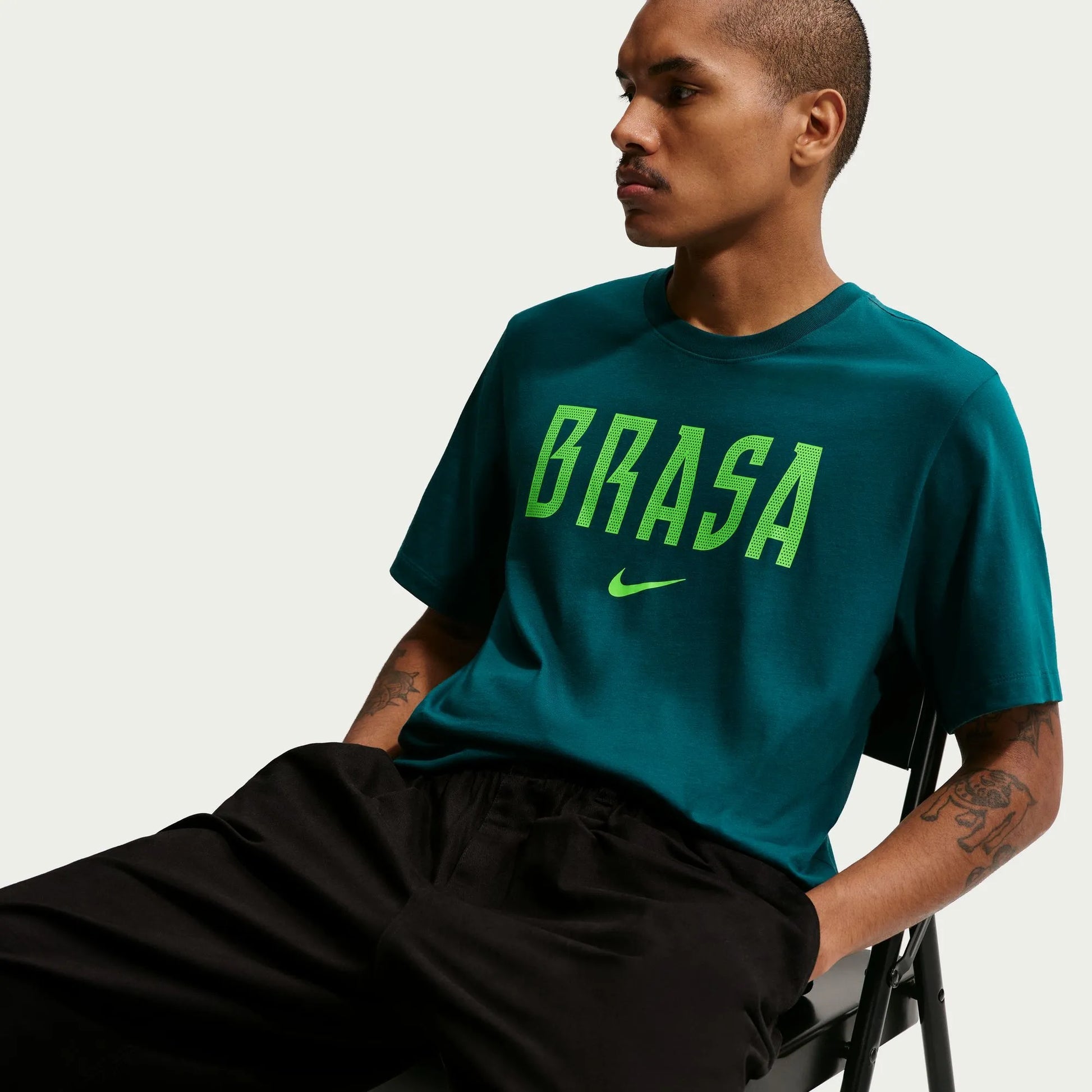 2026-27 Brazil Men's Wordmark Tee  | Hot