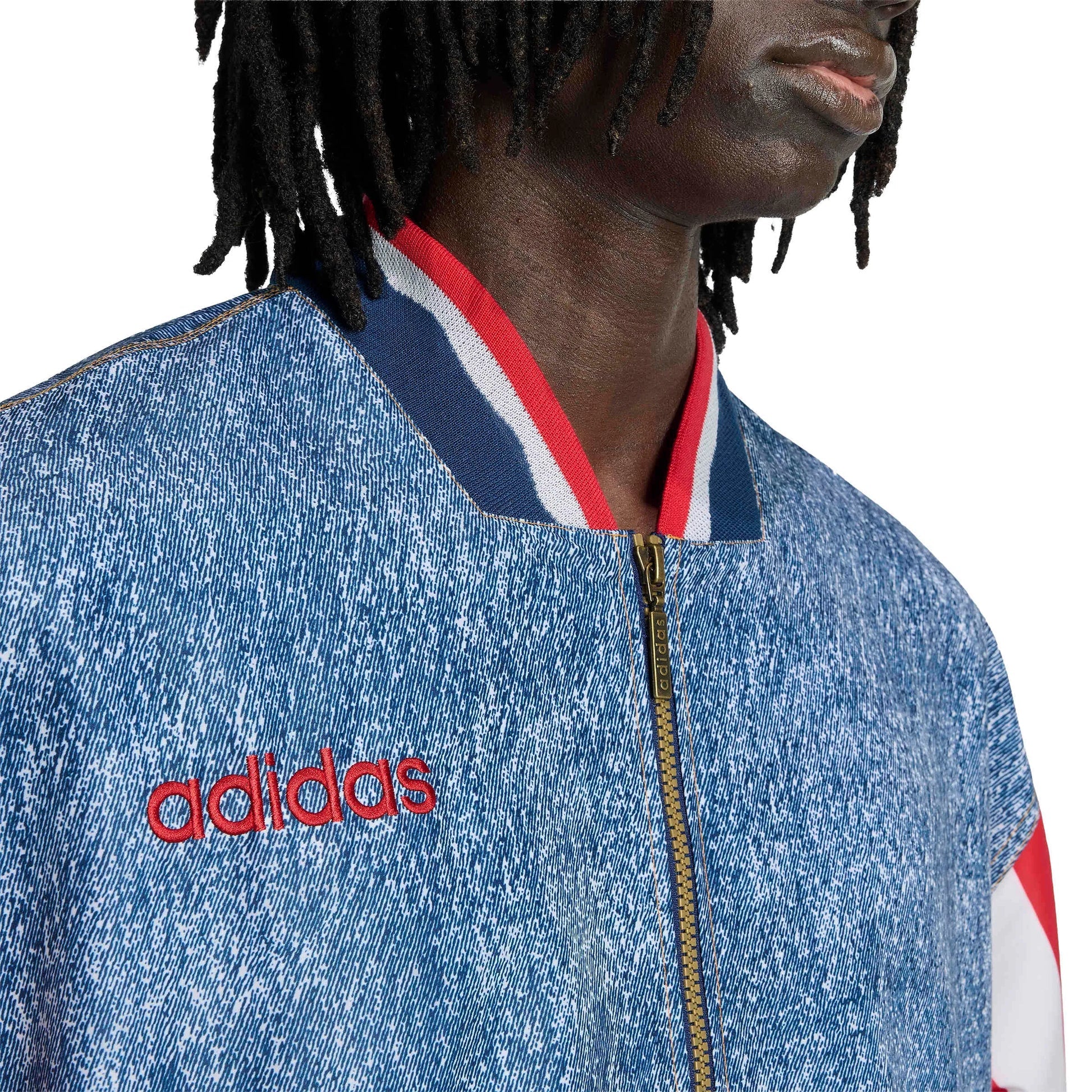 USA Men's Denim Graphic Track Top  | On sale
