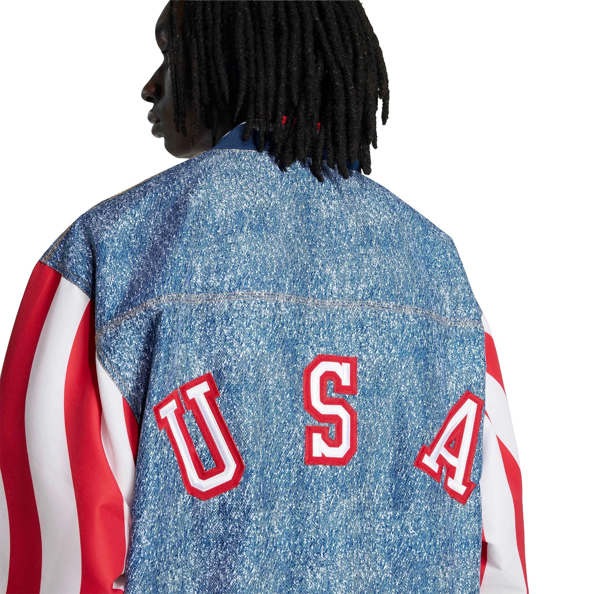 USA Men's Denim Graphic Track Top  | On sale