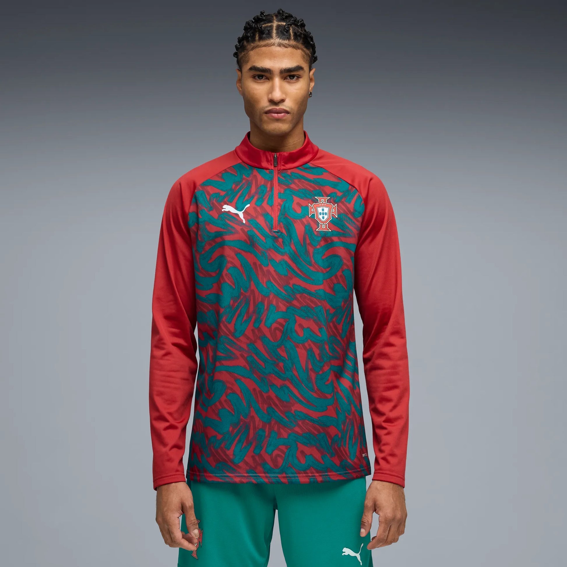 2026-27 Portugal Men's 1/4 Zip Pre-Match Top  | Hot